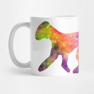 Bedlington Terrier in watercolor Mug